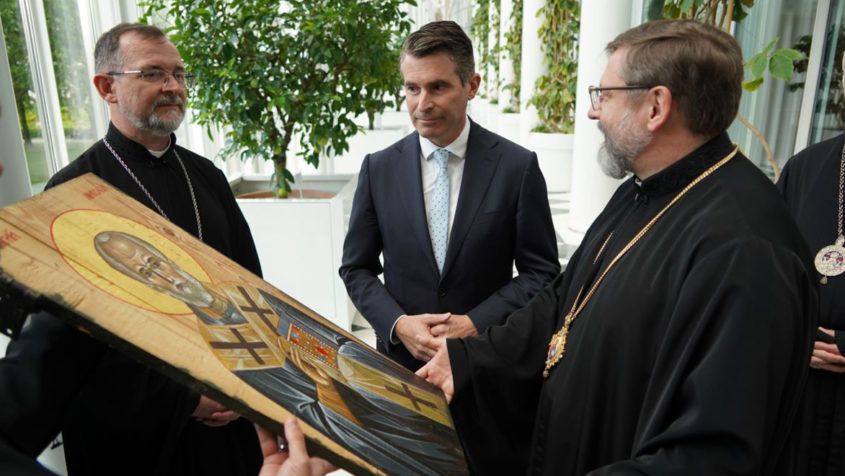 240524_ Sviatoslav Shevchuk, Großerzbischof von Kyjiw_FR_4 © Informationsabteilung der Ukrainischen Griechisch-Katholischen ...