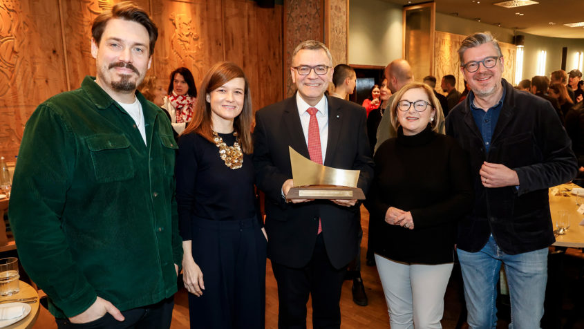 Medienminister Dr. Florian Herrmann zu Gast beim Presselunch der FilmFernsehFonds Bayern GmbH. © FilmFernsehFonds Bayern/Kurt Krieger