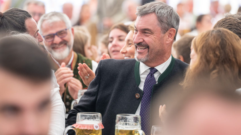 Ministerpräsident Dr. Markus Söder beim Jubiläum 1.250 Jahre Gemeinde Sünching.