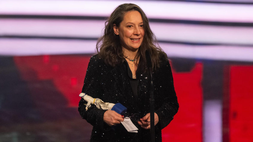 Die Drehbuchautorin Yvonne Görlach wird mit dem Drehbuchpreis ...