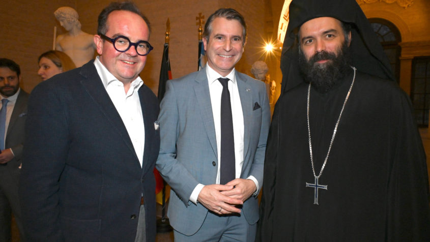 Europaminister Eric Bei&szlig;wenger: "Herzlichen Gl&uuml;ckwunsch: Der 25. M&auml;rz ist auch ein Tag der bayerisch-griechischen Freundschaft. Schon im Freiheitskampf stand Bayern an der Seite Griechenlands &ndash; eine Verbindung mit Geschichte und Herz." &copy; Griechisches Generalkonsulat in M&uuml;nchen