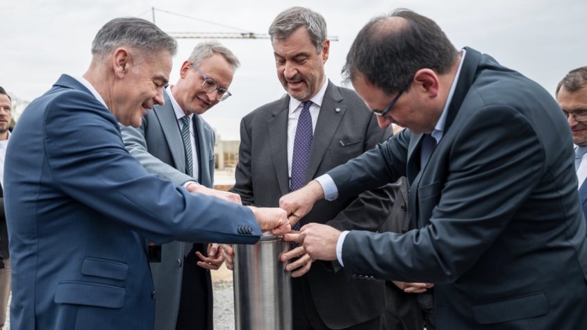 Der Landrat des Landkreises Wunsiedel, Peter Berek, der Oberbürgermeister ...