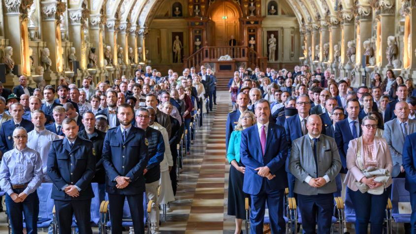 Die Verleihung der Bayerischen Rettungsmedaille und Christophorus-Medaille ...