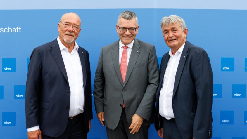 Der vbw-Präsident Wolfram Hatz, Staatsminister Dr. Florian ...