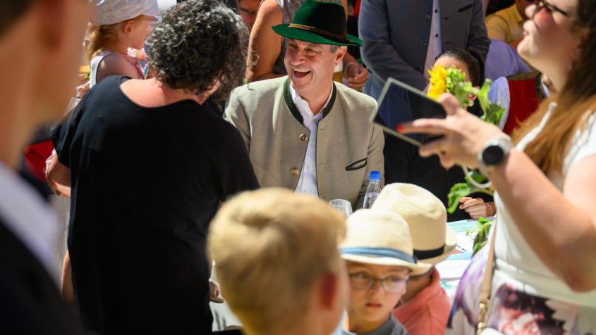 Ministerpräsident Dr. Markus Söder beim Jubiläum 900 Jahre Rimpar.